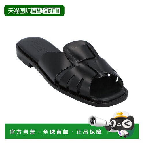 自营Hereu Ancora皮革凉鞋-黑色 单鞋美国直发奥莱