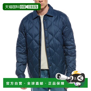 蓝色 自营rag 夹克 bone破布和骨头衬垫丹麦衬衫 美国奥莱直发