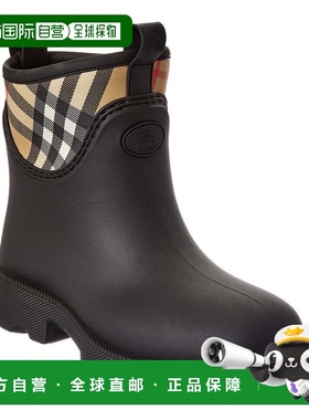 自营Burberry Marsh Rubber Bootie - black 美国奥莱直发