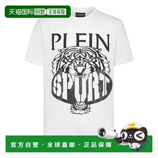 恤 美国奥莱 sport圆领 直发 黑色 白色 plein Tiger
