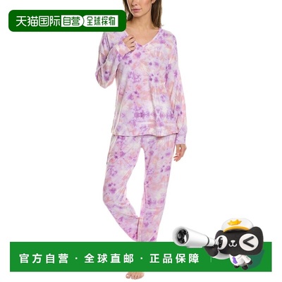 自营Catherine Malandrino 2pc Pajama Set - purple 美国奥莱直