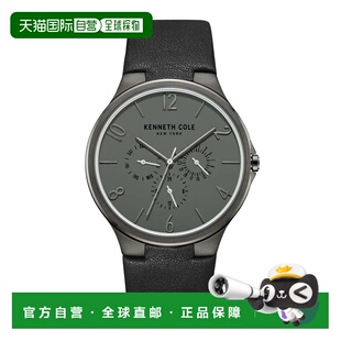 自营Kenneth Cole Men's Classic 44mm Quartz Watch - dark grey