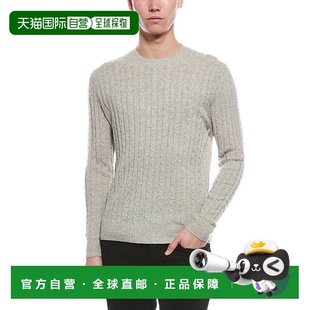 自营raffi拉菲羊绒圆领毛衣 美国奥莱直发 灰色