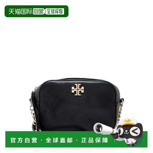自营Tory Burch Leather Camera Bag - black 美国奥莱直发