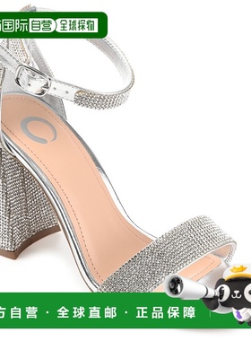 自营 Journee Collection 女士 Tru 舒适泡沫 Idda 高跟鞋 - 银白