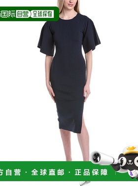 自营Ted Baker Crewneck Midi Dress - blue 美国奥莱直发