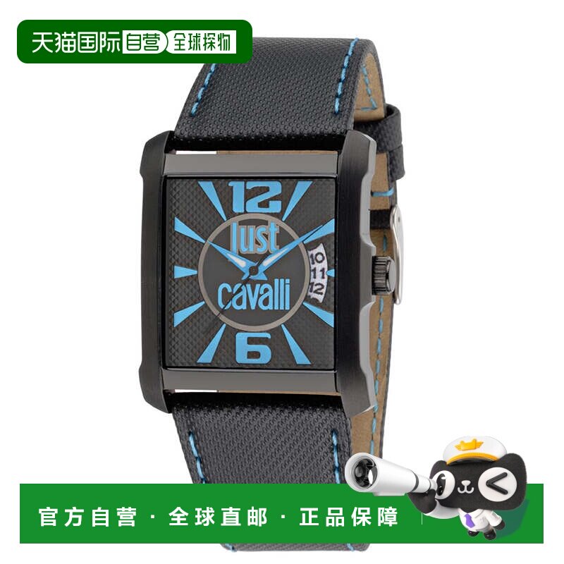 自营Just Cavalli Men's Rude mm Watch - black 美国奥莱直发