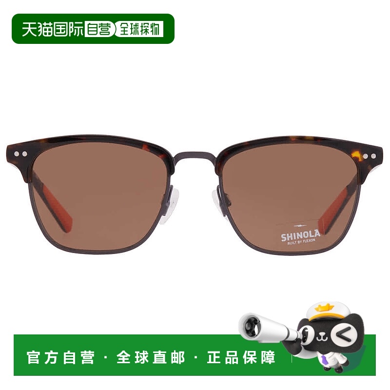 自营Shinola Brown Square Men's Sunglasses SH2300S 242 52 - m