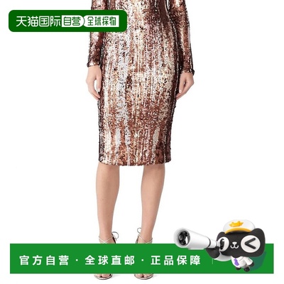 1小时内可退 【美国直邮】dress the population 女士 连衣裙长袖