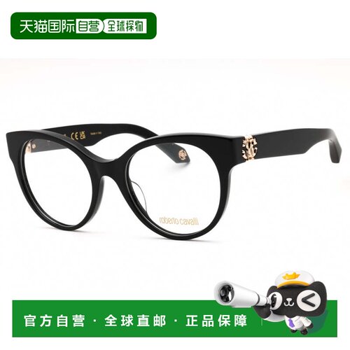 自营roberto cavalliVRC027M 0700黑色55mm-黑色 美国奥莱直发