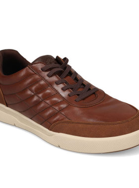 自营Dockers Mens Brady Lightweight Casual Sneaker - cognac