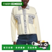 Nanette Cardigan Lepore 自营Nanette Tweed Trim white 美国