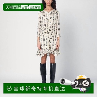marant本色 本色 自营isabel 黑色Octava连衣裙 美国奥 黑色 新款