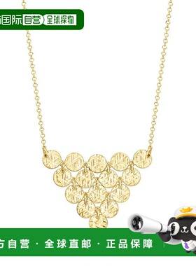 自营Ross-Simons Italian 18kt Gold Over Sterling Multi-Disc N