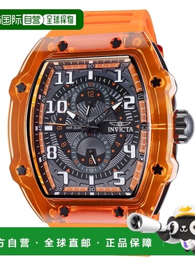 自营Invicta Men's Racing 48.5mm Orange Quartz Watch - orange