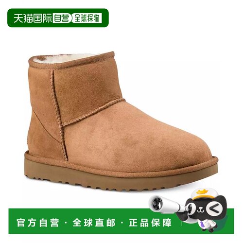 1h可退 【美国直邮】UGG® 女士 Classic II 迷你靴短靴女靴皮鞋