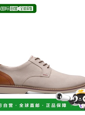 自营Clarks Radcliff Low 灰色磨砂皮 - 浅灰色组合 新款 美国奥