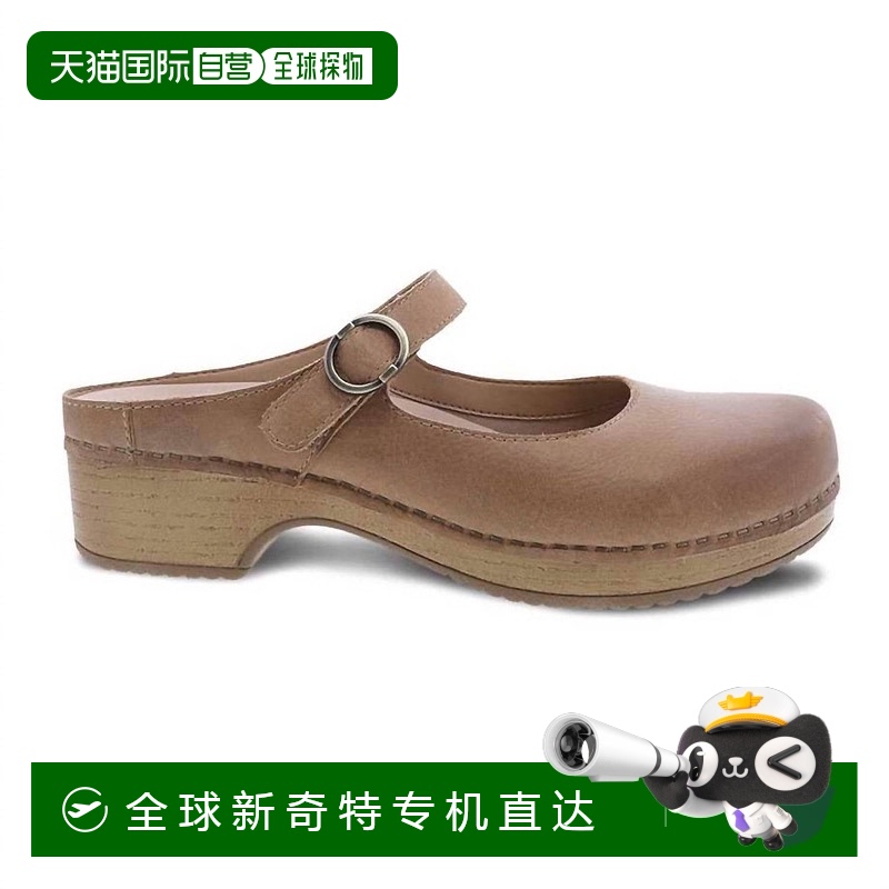 自营dansko女士 Bria Mary Jane 木屐（棕褐色） - 棕褐色 【美国