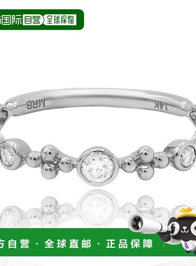 自营 diana m.14K 白金 0.30 克拉钻石戒指 - 白色 美国奥莱直发