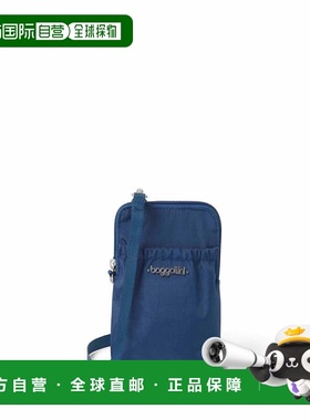 自营baggallini Women's Bryant Pouch RFID Mini Crossbody Bag