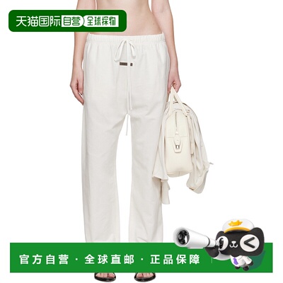 1h可退 香港直邮潮奢 Essentials 女士 白色 Relaxed 运动裤 130S