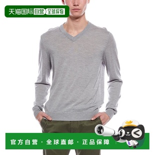 Wool Neck Sweater 美国奥莱直发毛衣 自营Bruno grey Magli