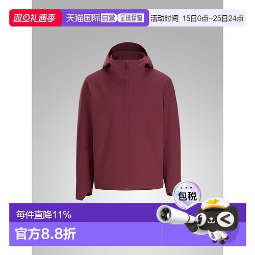 加拿大直邮Arc'teryx Isogon MX 男士软壳连帽外套