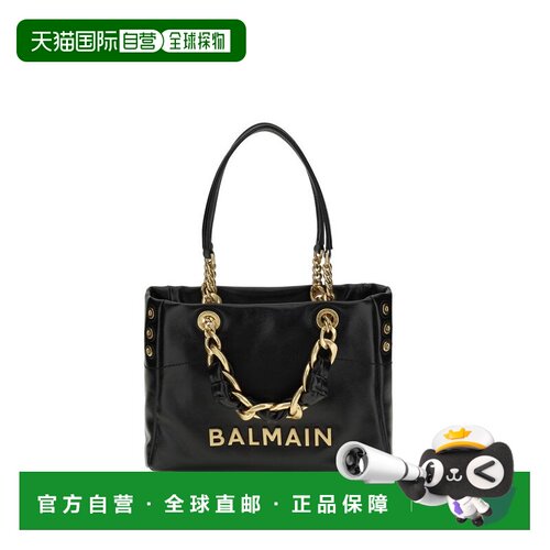 自营Balmain Calf Leather Bos Taurus Shoulder Women's Bag - b