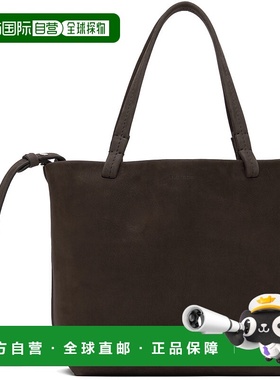 1h可退 香港直邮潮奢 The Row 女士 棕色小号 Park 托特包 W1199L