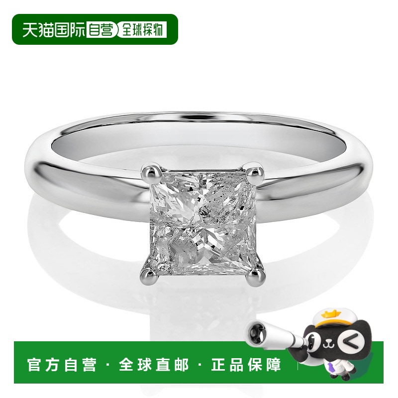 自营 vir jewels1.35 cttw Princess Diamond Solitaire Engageme