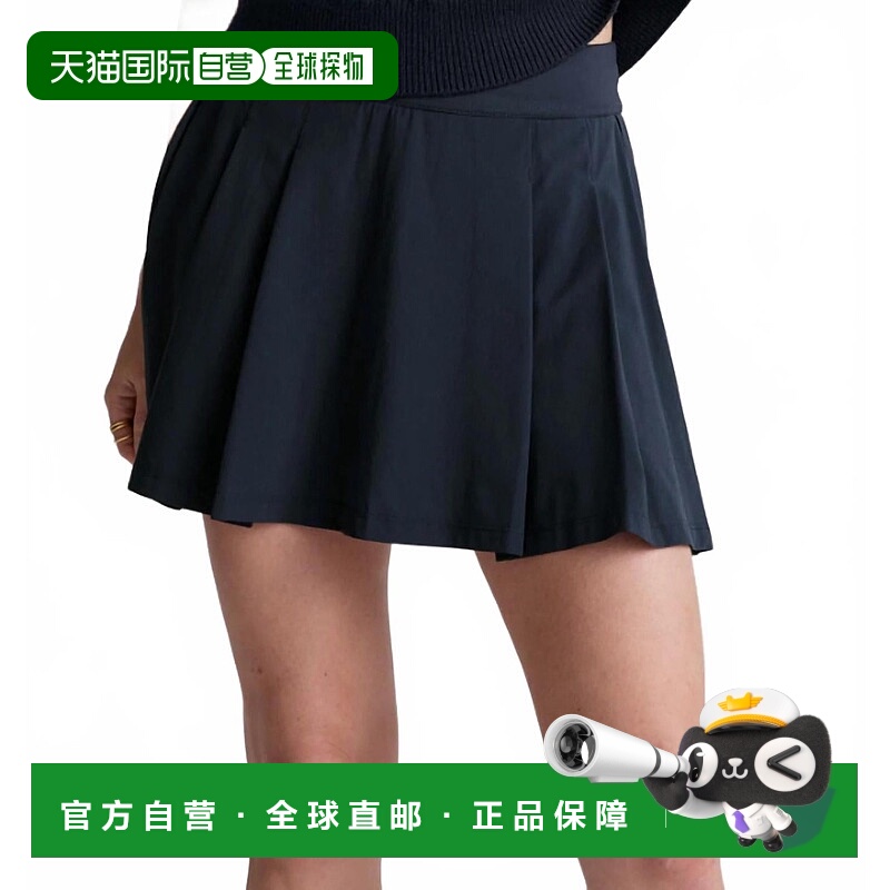 自营beyond yogaScore Pleated Mini Skirt In Nocturnal Navy -