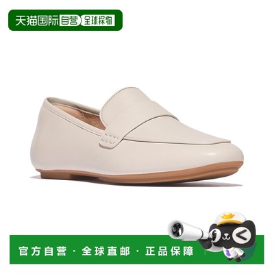 自营FitFlop Delicato Leather Loafer - beige 美国奥莱直发女鞋