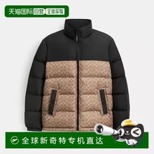 1h可退 【美国直邮】CoachOutlet Signature聚酯纤维羽绒服高端流