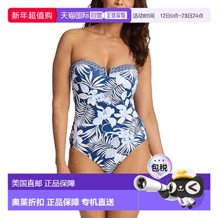 自营Women's Tommy Bahama Island Cays Blooms Swimsuit Blue Ba