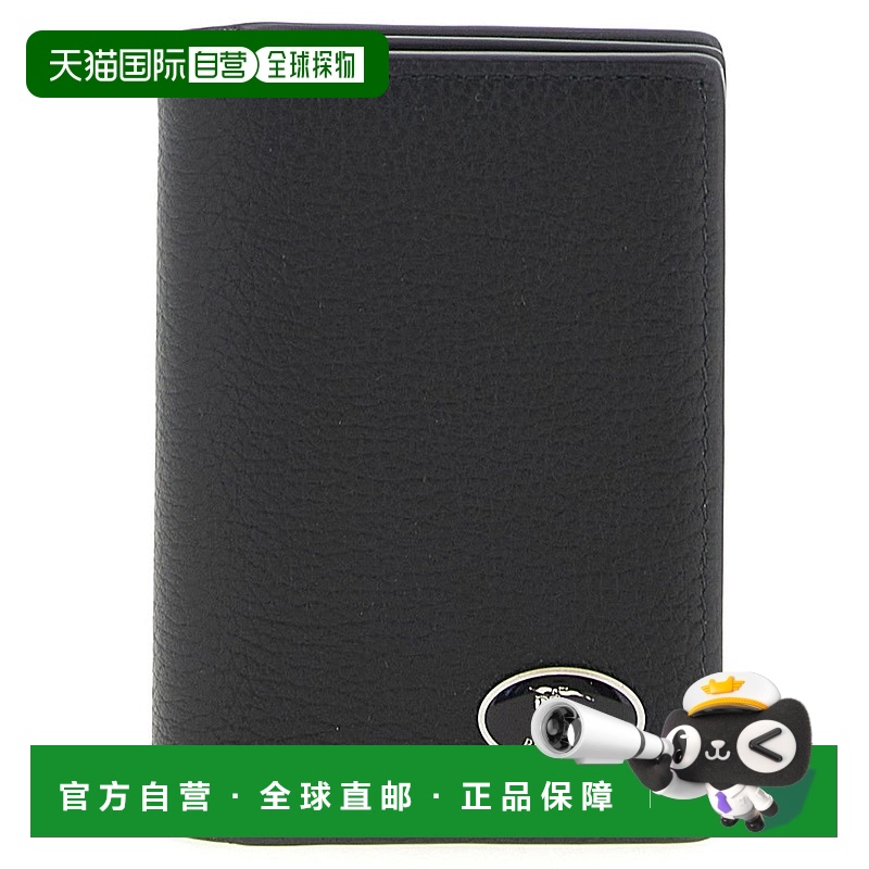 自营 burberry'Flint' Card Holder - black 美国奥莱直发博柏利