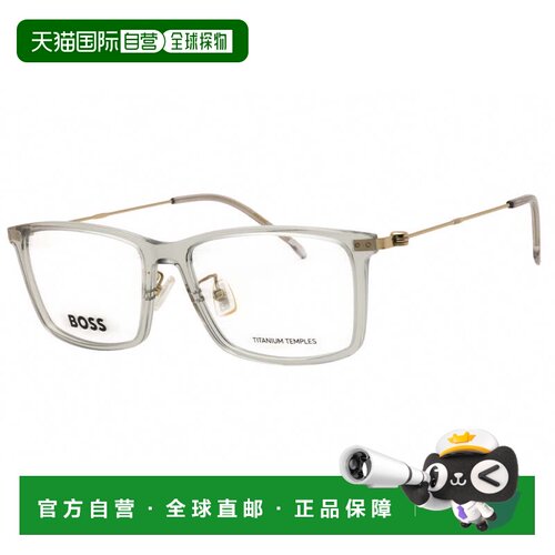 自营hugo bossBOSS 1621/F 0FT3 00灰色金色55mm-灰色金色 美国奥