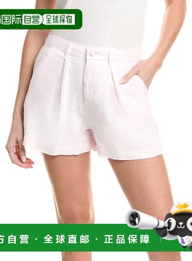 自营l'agenceL’AGENCE Zahari High-Rise Pleated Linen Short -