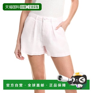 自营l'agenceL’AGENCE Zahari High-Rise Pleated Linen Short -