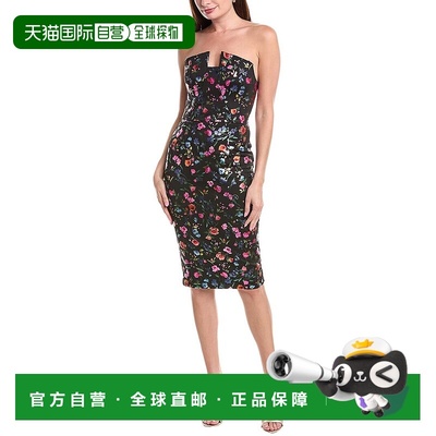 自营 Black Halo Lena Sheath Dress - black 美国奥莱直发服饰