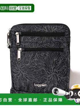 自营baggallini Securtex Anti-Theft Crossbody Bag - midnight