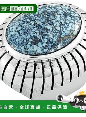 自营 King Baby 银色和斑点绿松石戒指 多色 美国奥莱直发