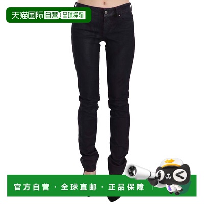 自营Just Cavalli Low Waist Slim Fit Women Casual blue Women'