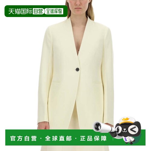 自营jil sanderSingle Button Tailored Jacket With Notched Lap