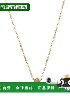 自营 Adornia White 珍珠母蝴蝶项链 金 - 白色 美国奥莱直发吊坠