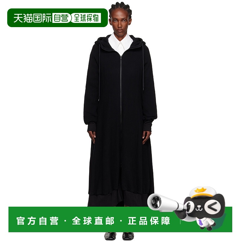 1h可退 香港直邮潮奢 Yohji Yamamoto 山本耀司 女士 黑色 Hooded