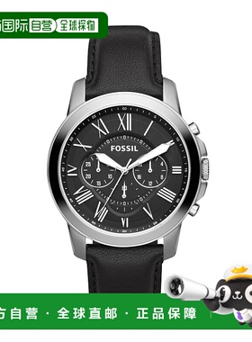 自营Fossil Men's Grant Chronograph, Stainless Steel Watch -