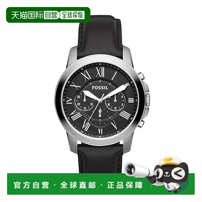 自营Fossil Men's Grant Chronograph, Stainless Steel Watch -
