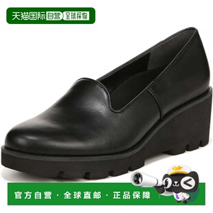 自营Vionic Willa I7294L2002 Loafer Black Leather Slip On Sho