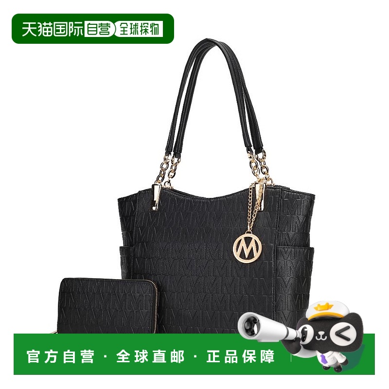 mia k collectionAllison 纯素皮革 2 件式托特包和钱包手提包 -