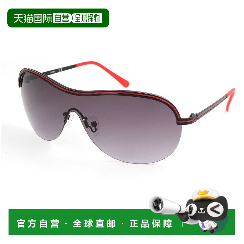 自营 Guess女式55毫米红色太阳镜-红色 美国奥莱直发